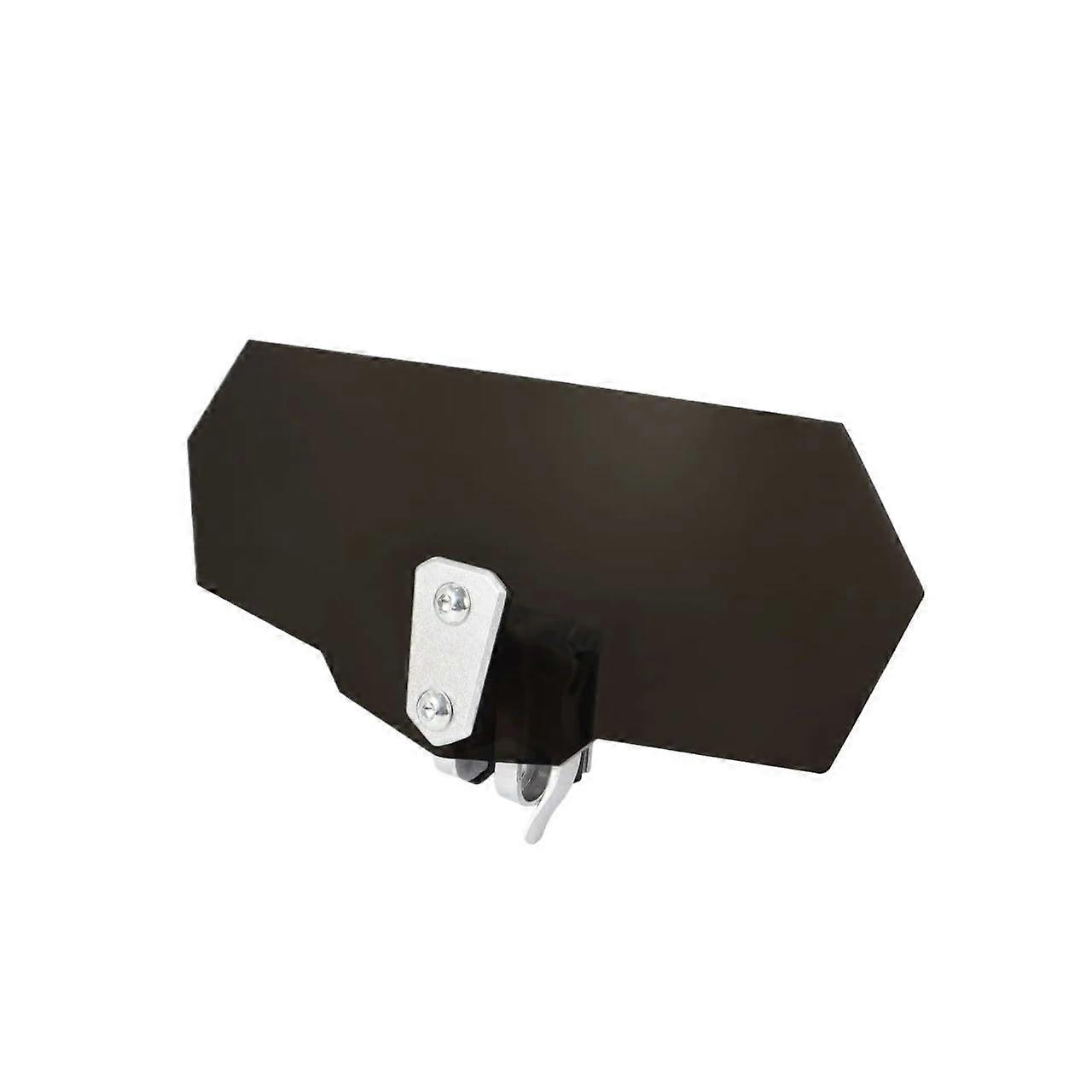 Universal Adjustable Motorcycle Windshield Black with Raised Design for Wind Noise Reduction