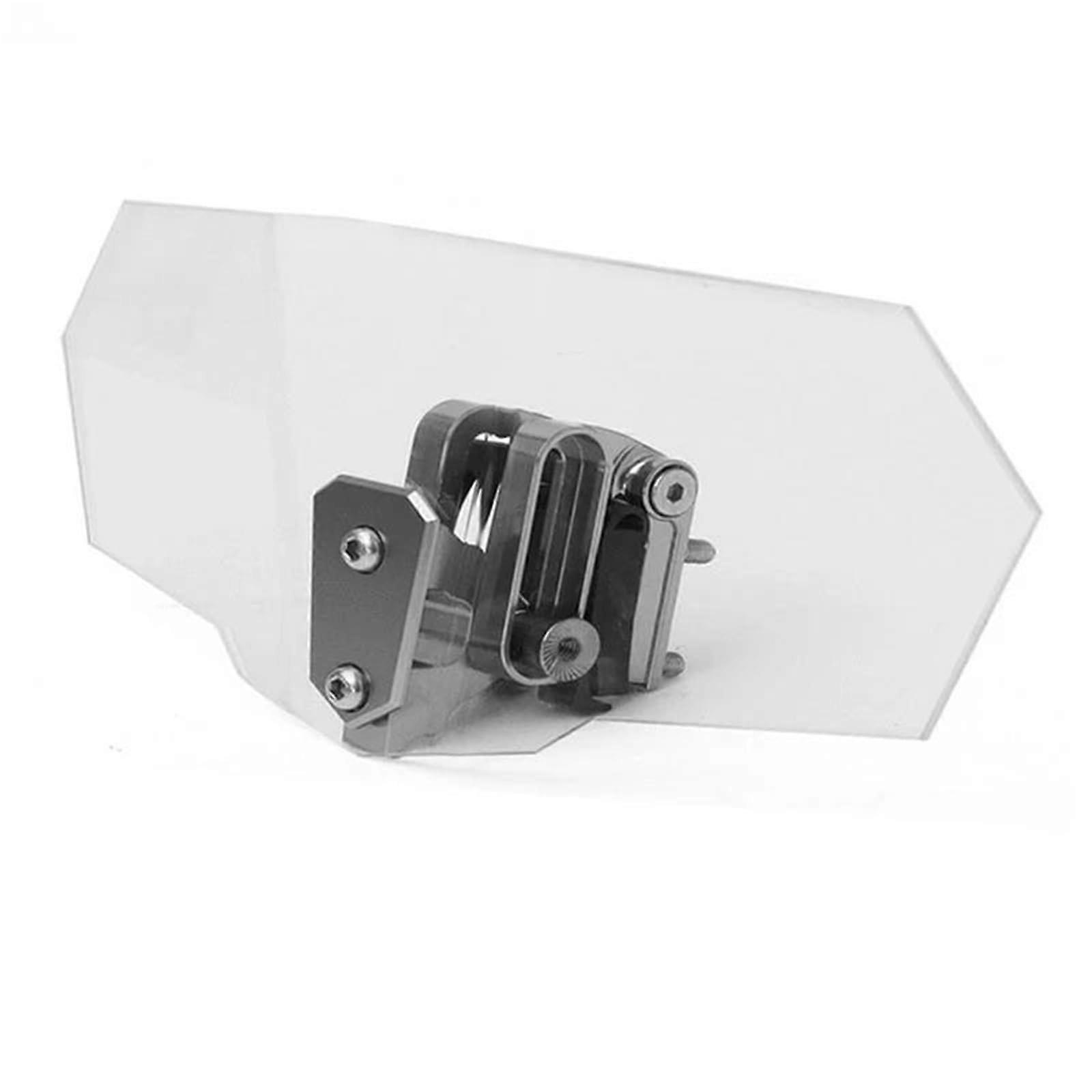 Universal 20cm Motorcycle Windshield Extension Clip On Wind Deflector for PCX150 XADV