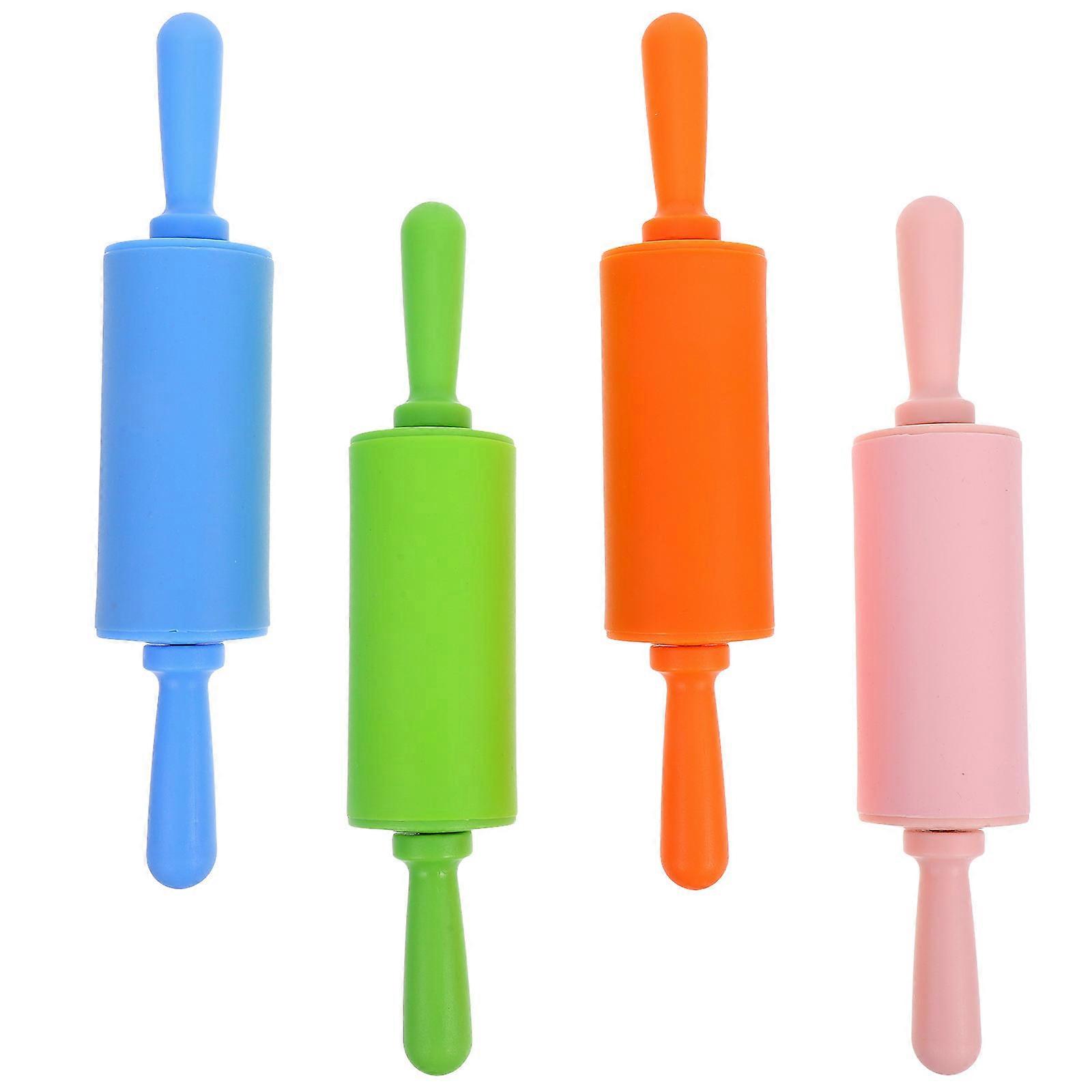 Rolling Pins Playthings for Kids 4Pcs Plasticine DIY Tool