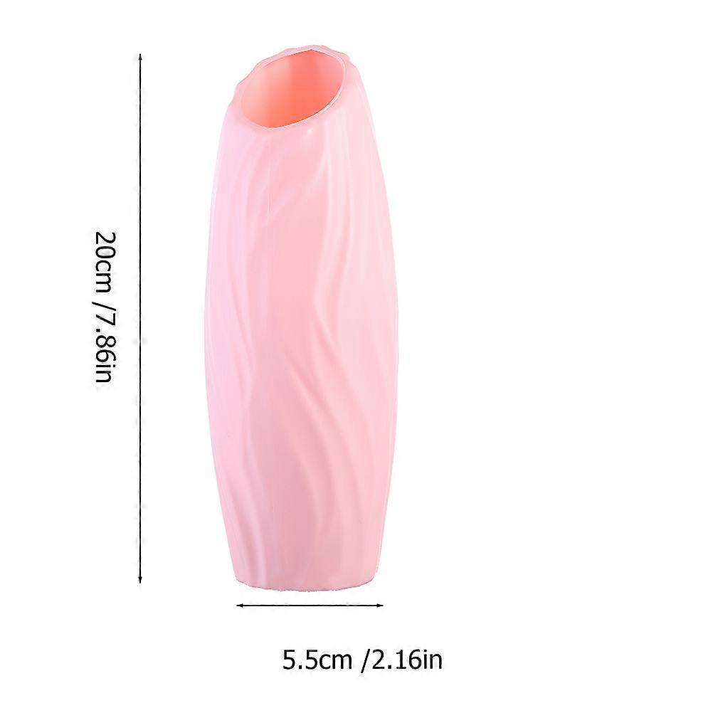 Nordic Flower Arrangement Container Plastic Vase for Storage 4Pcs White