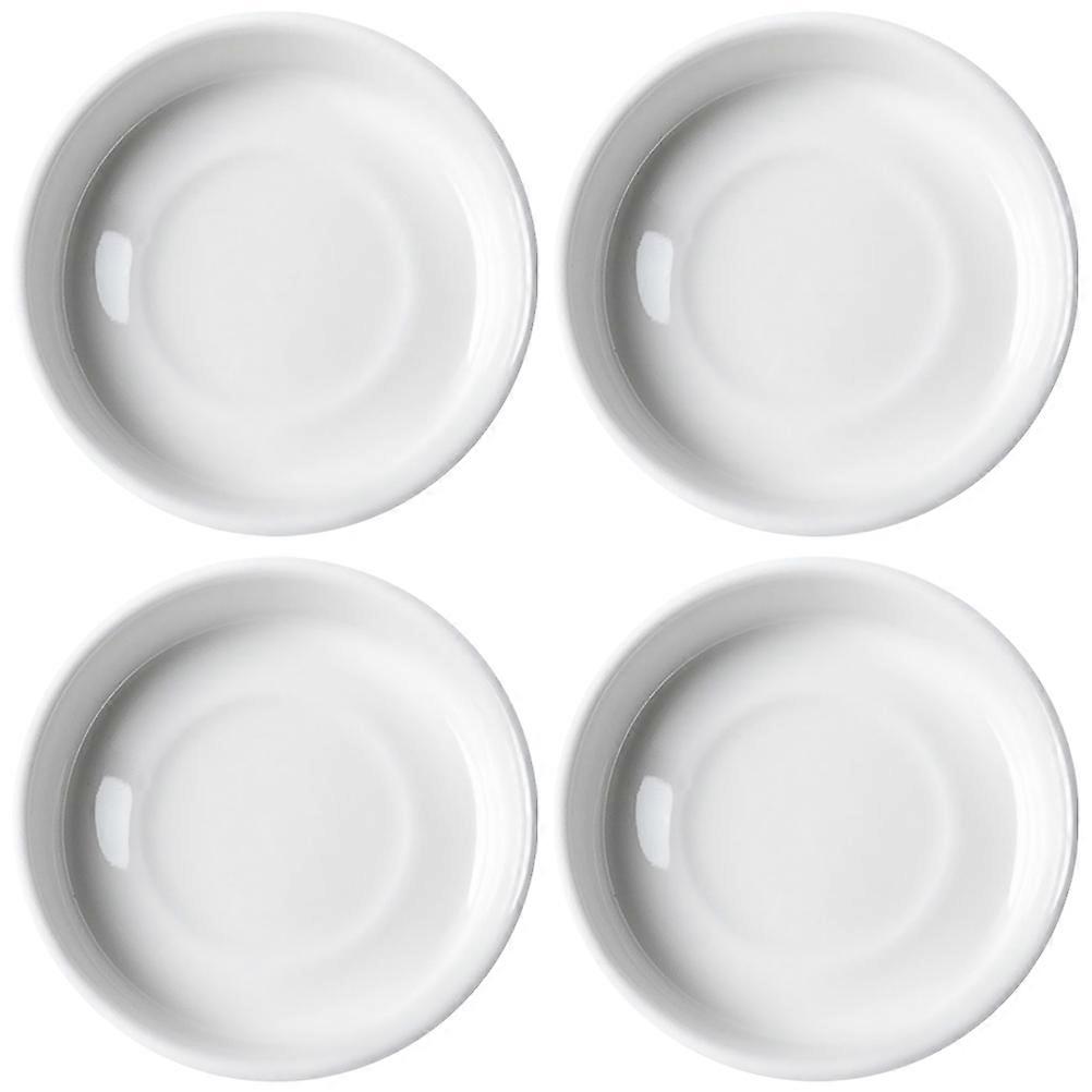 Small Serving Dishes Ceramic Seasoning Plates Multi-Function Hotel 3.14X3.14X0.79In 4Pcs
