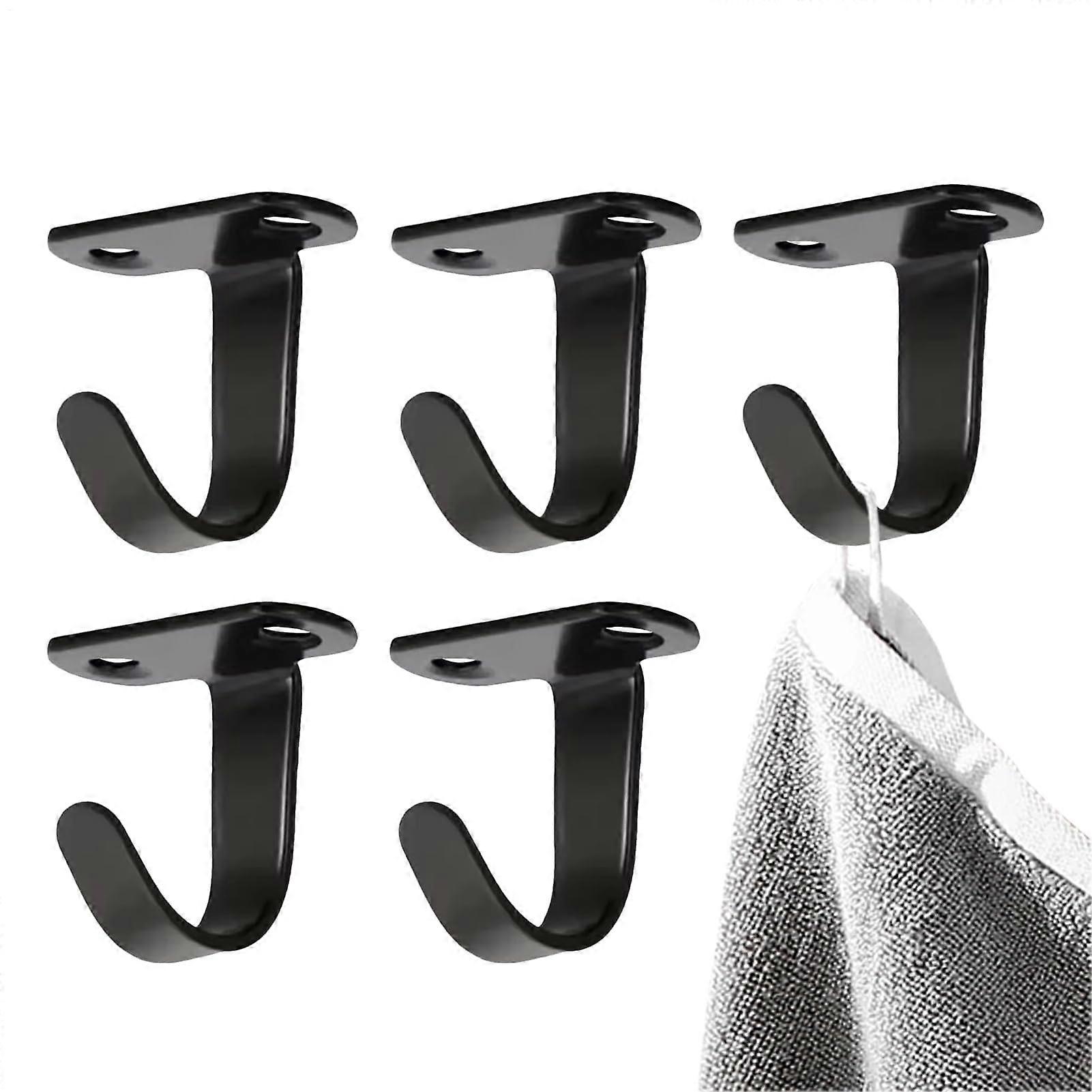 Stainless Steel J Hooks RustResistant SpaceSaving Hangers for Kitchen Bathroom Closet Organization
