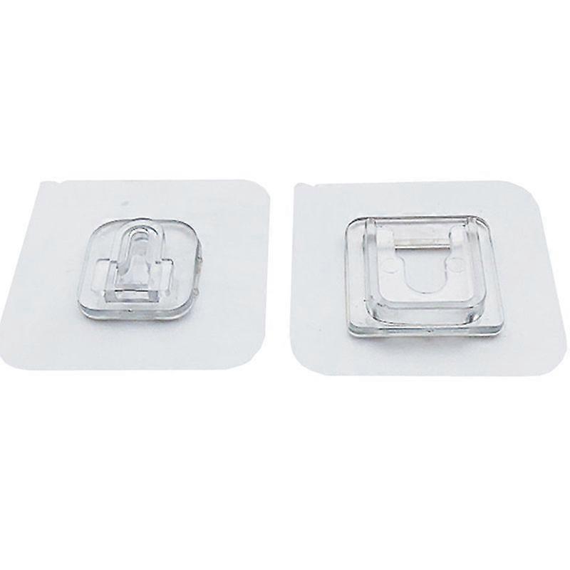 10Pair Double-Sided Adhesive Wall Hooks Super Strong Self Adhesive Hot