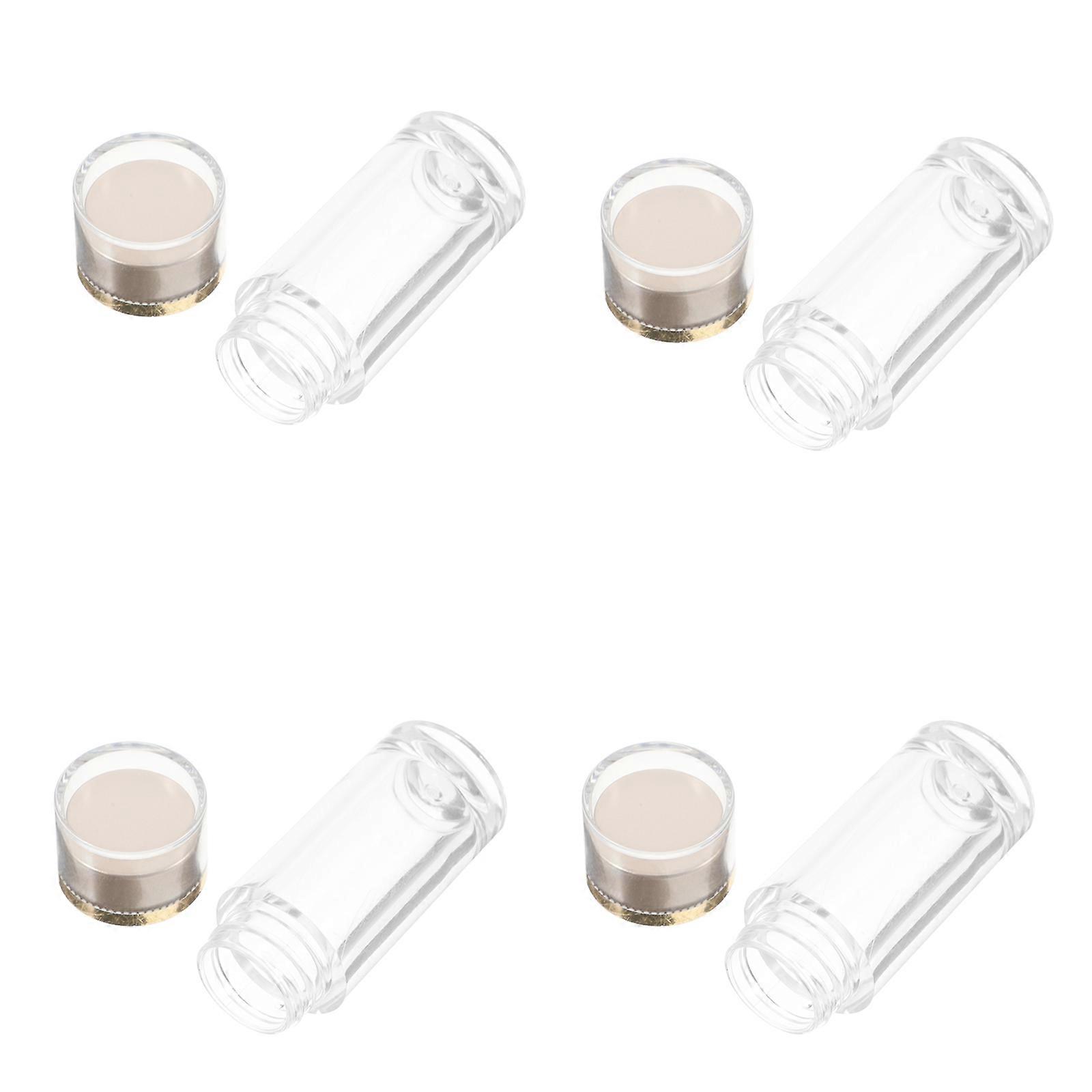 WORGEOUS 12 pcs Small Plastic Vials With Caps 10ml Mini Bottles For Liquid Medicine Empty Containers Sample Bottles