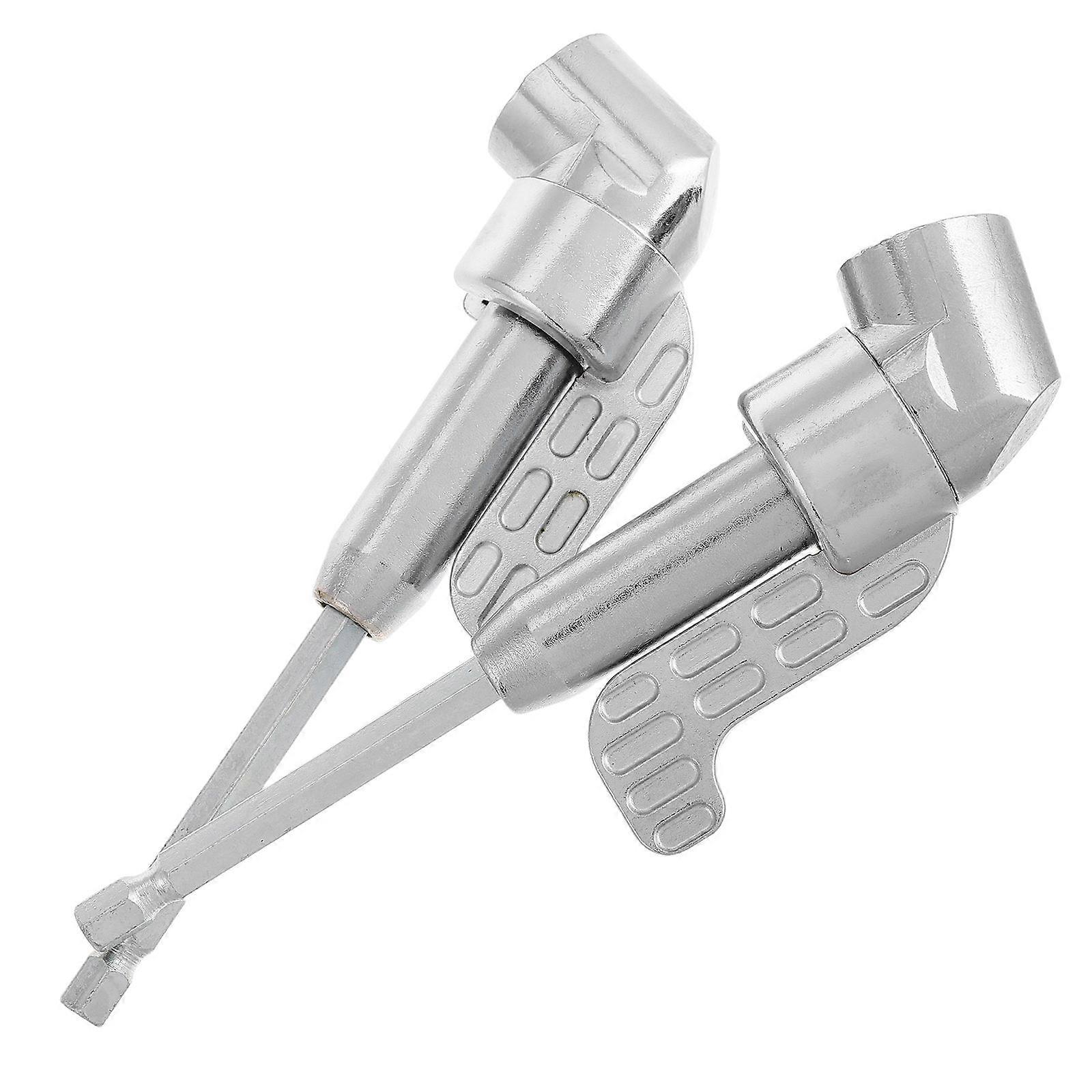 Right Angle Drill Attachment for Screwdriver 2Pcs Practical Repair Tool