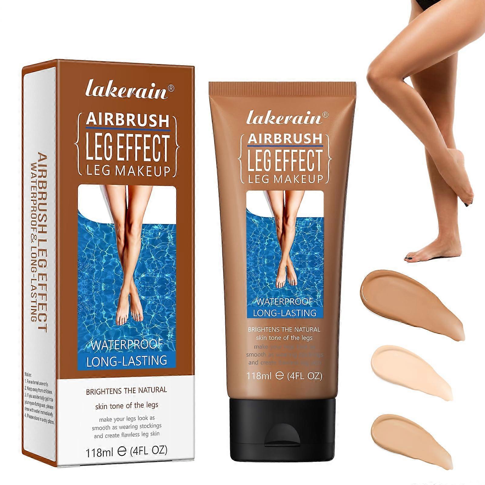Leg Makeup Waterproof Sweatproof Coverage Conceals Scars and Tattoos LongLasting Bronze Cream