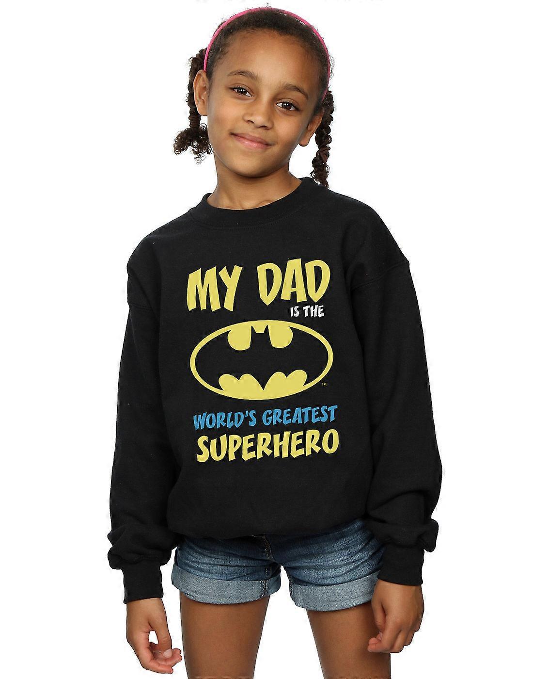 DC Comics Girls Batman World's Mayor sudadera de superhéroe