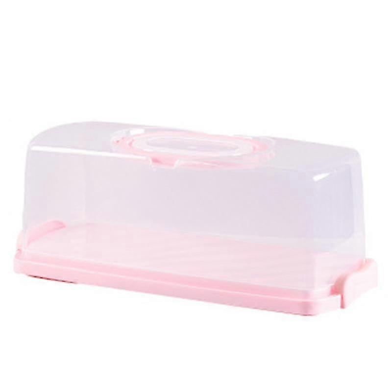 Cake Box Portable Waterproof Plastic Handheld Cake Package Container for Carrying