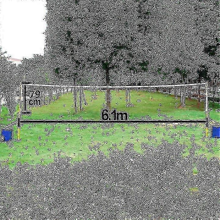 Voleibol ajustável e rede de tênis, interior e exterior