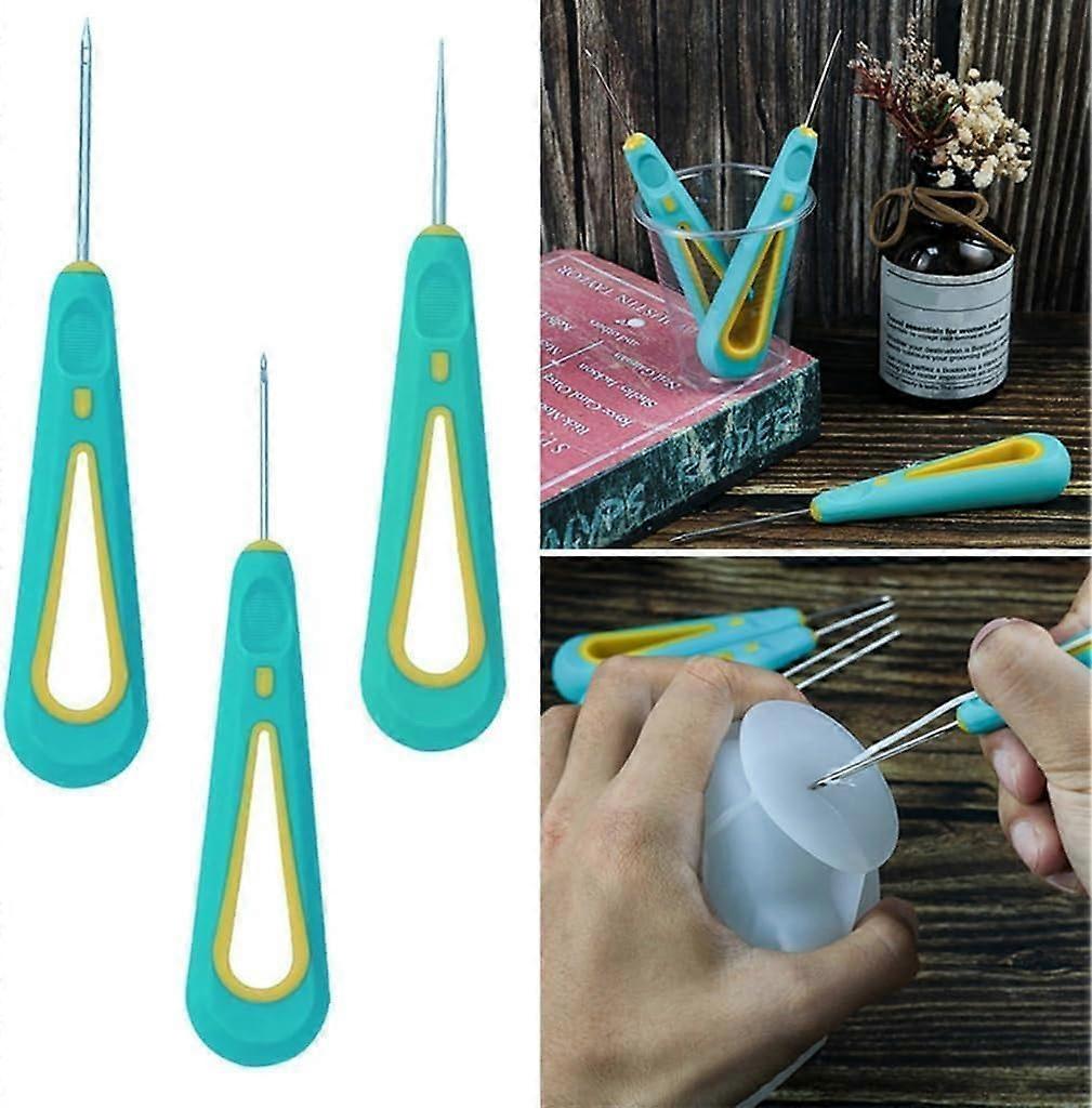 Candle Making Tools Hand Drill Set with Cone Tips for Precise Wick Positioning and DIY Crafts