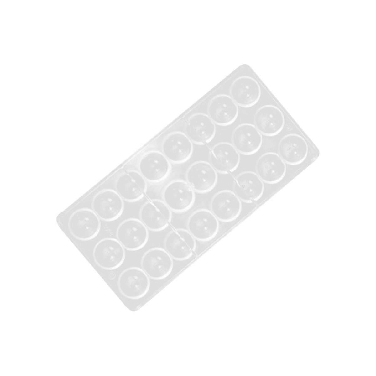 Chocolate Mould Acrylic HalfRound Design for DIY Candy Making, Reusable Nonstick Truffle Mold