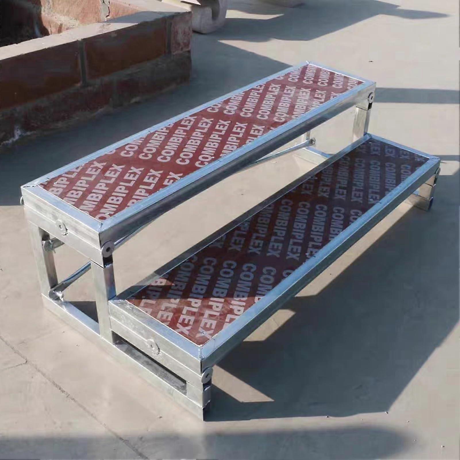 2Level Heavy Duty Choir Risers with Stable Steel Frame and Easy Assembly for Performances