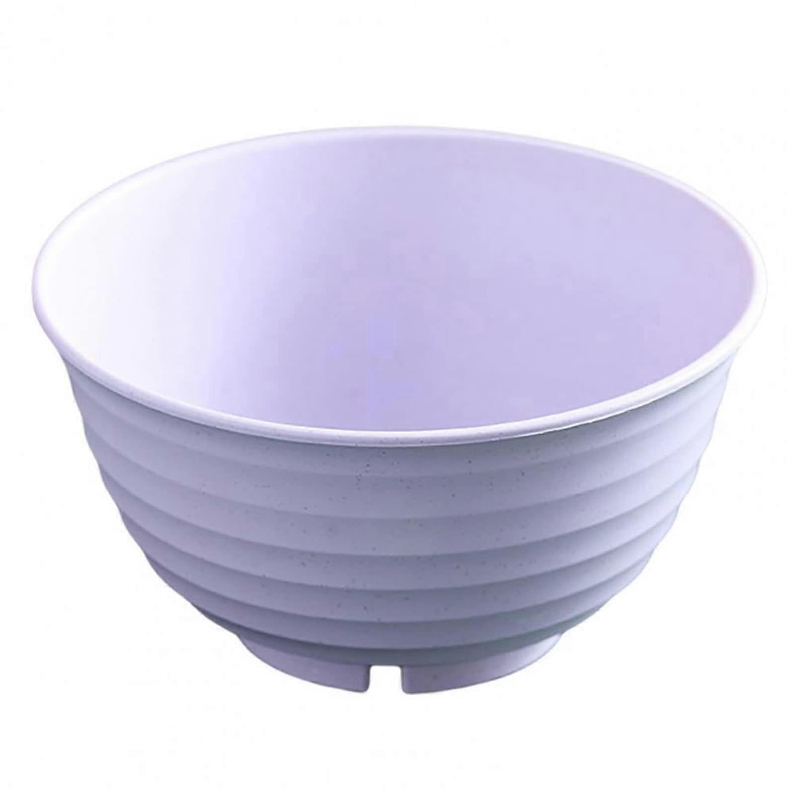 Reusable Deep Unbreakable Purple Rice and Salad Bowl for Dining and Mixing
