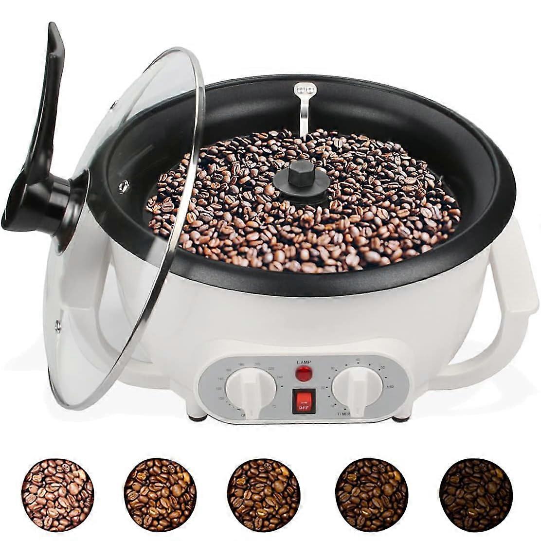 1200W Coffee Roaster Machine for Home Use with Adjustable Temperature, Timer, 750g Large Capacity