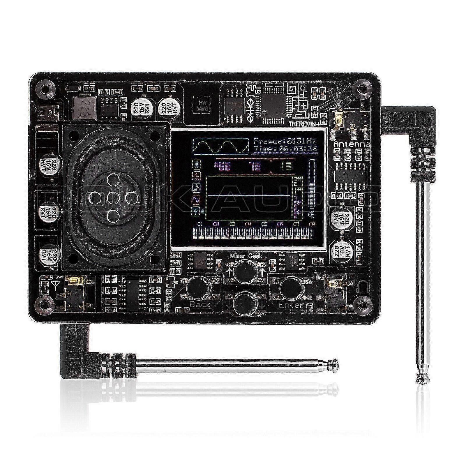 Mini Theremin Musical Electronic Creative Instrument with Screen Display ft