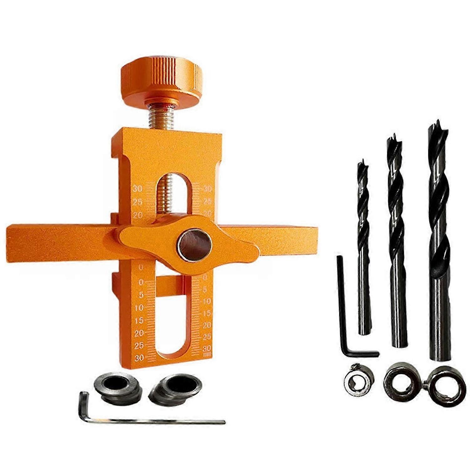 Cabinet Door Hinge Installation Jig Tool Rustproof Multifunctional Cabinet Hardware Jig Tool for Home Use