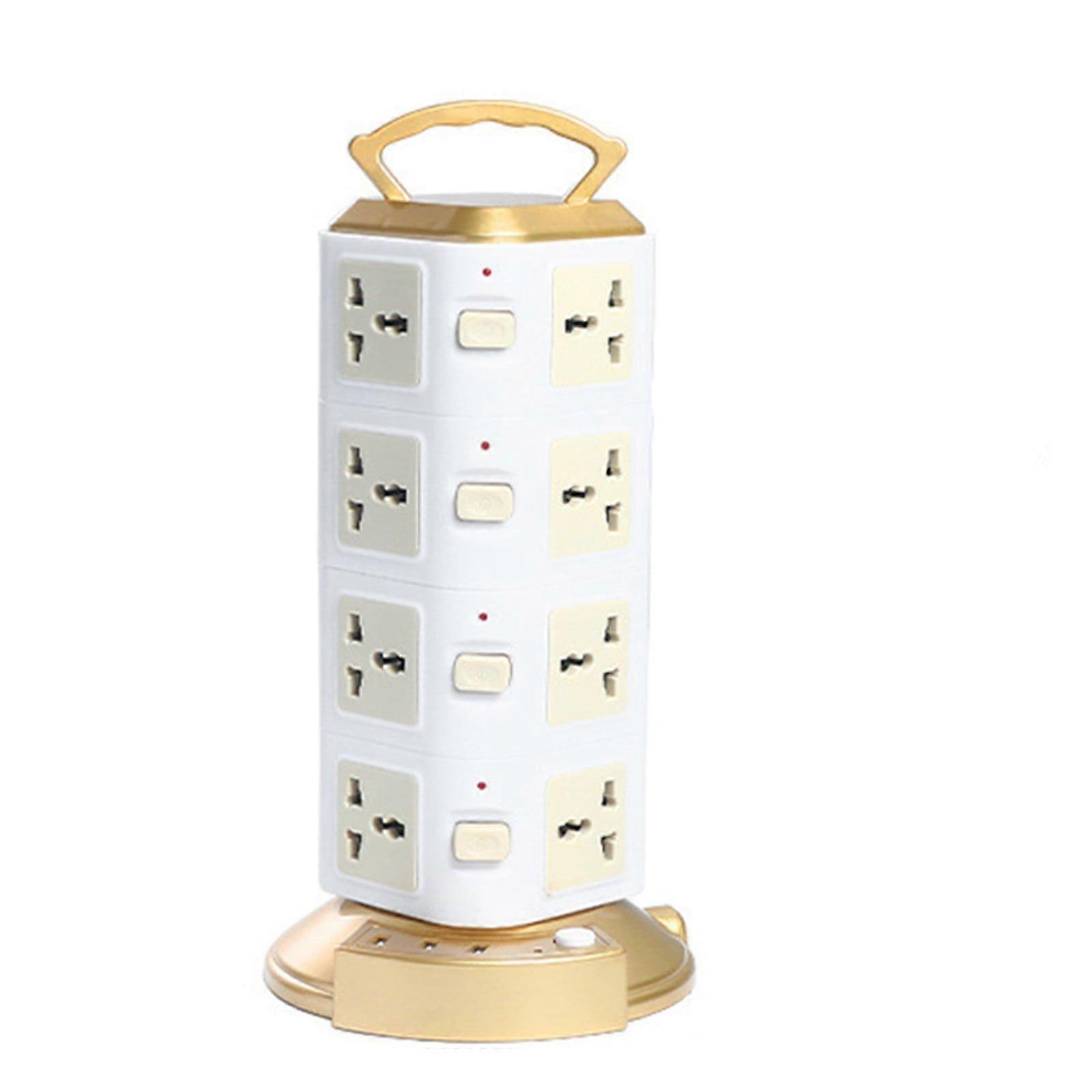 Electronics Gift Power Strip Surge Protector-Power Strip Tower With 3 USB
