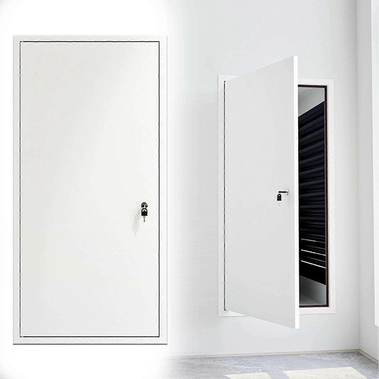 Lockable Aluminum Drywall Access Panel for Wall Ceiling Plumbing, Attic Hatch Door with Key 75x90cm