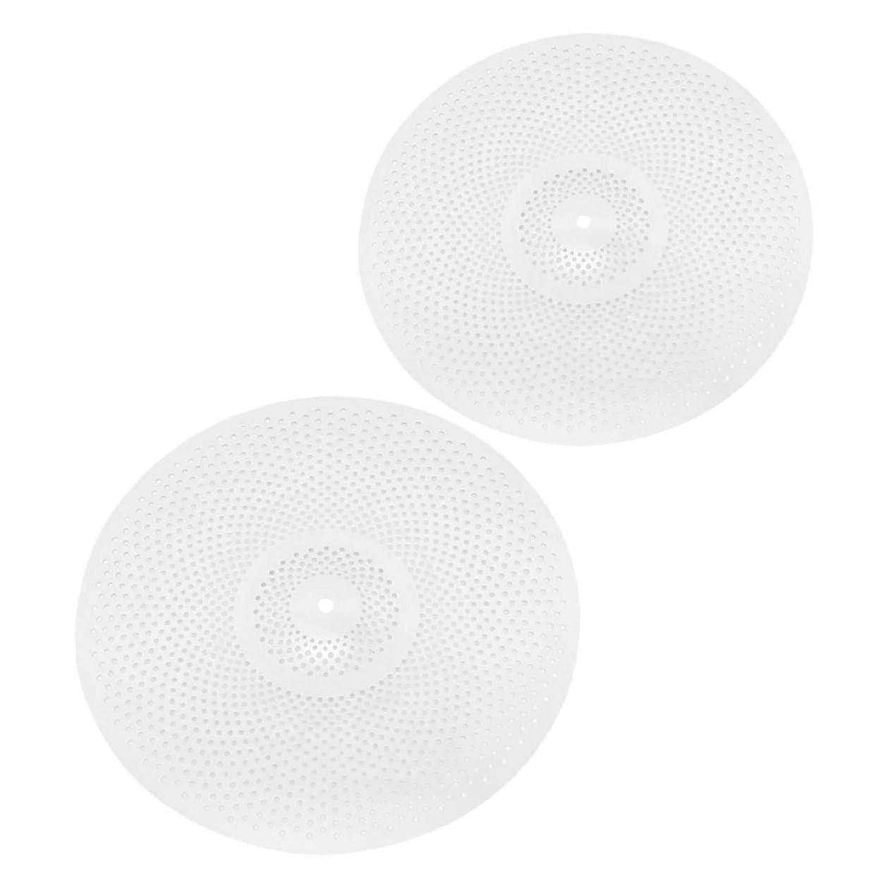 Drum Practice Cymbals Set 2pcs Low Volume Silent Cymbals for Drum Kit Durable Quiet Practice