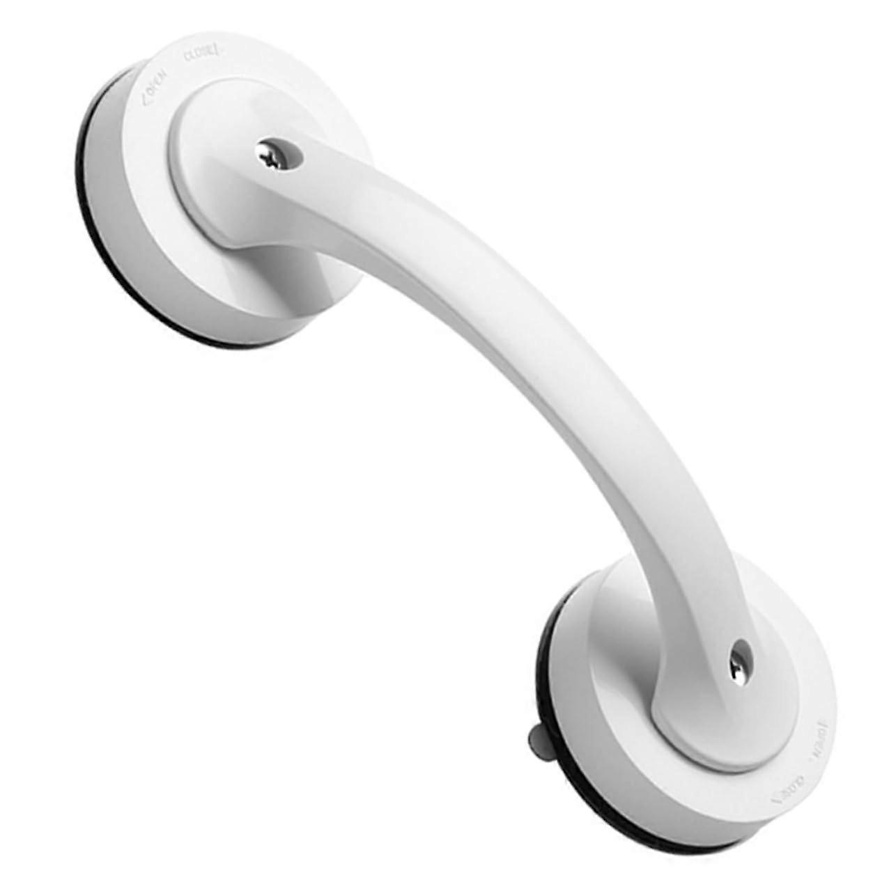 Shower Grab Bar with Locking Suction Cups for Elderly, Tool Bathroom Safety Rail