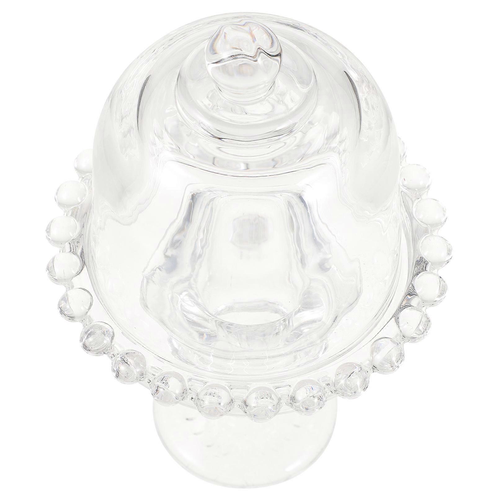 Glass Cake Display Stand for Display Mini Cake Plate with Cover