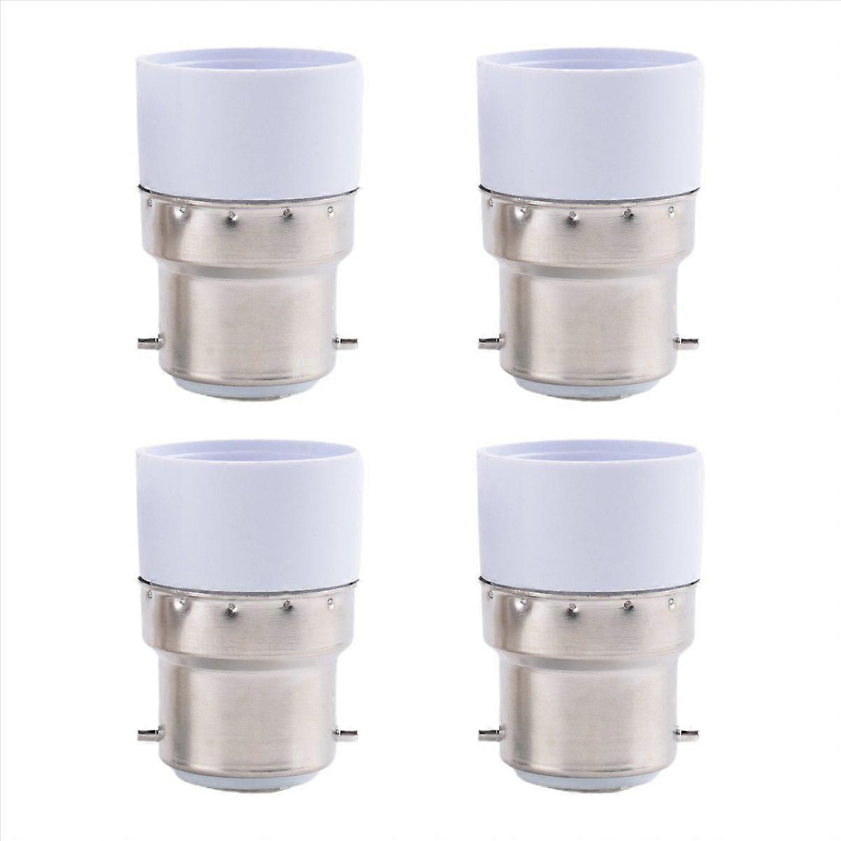AC 220V B22 to E14 Base Socket Light Lamp Bulb Adapter Holder 4pcs