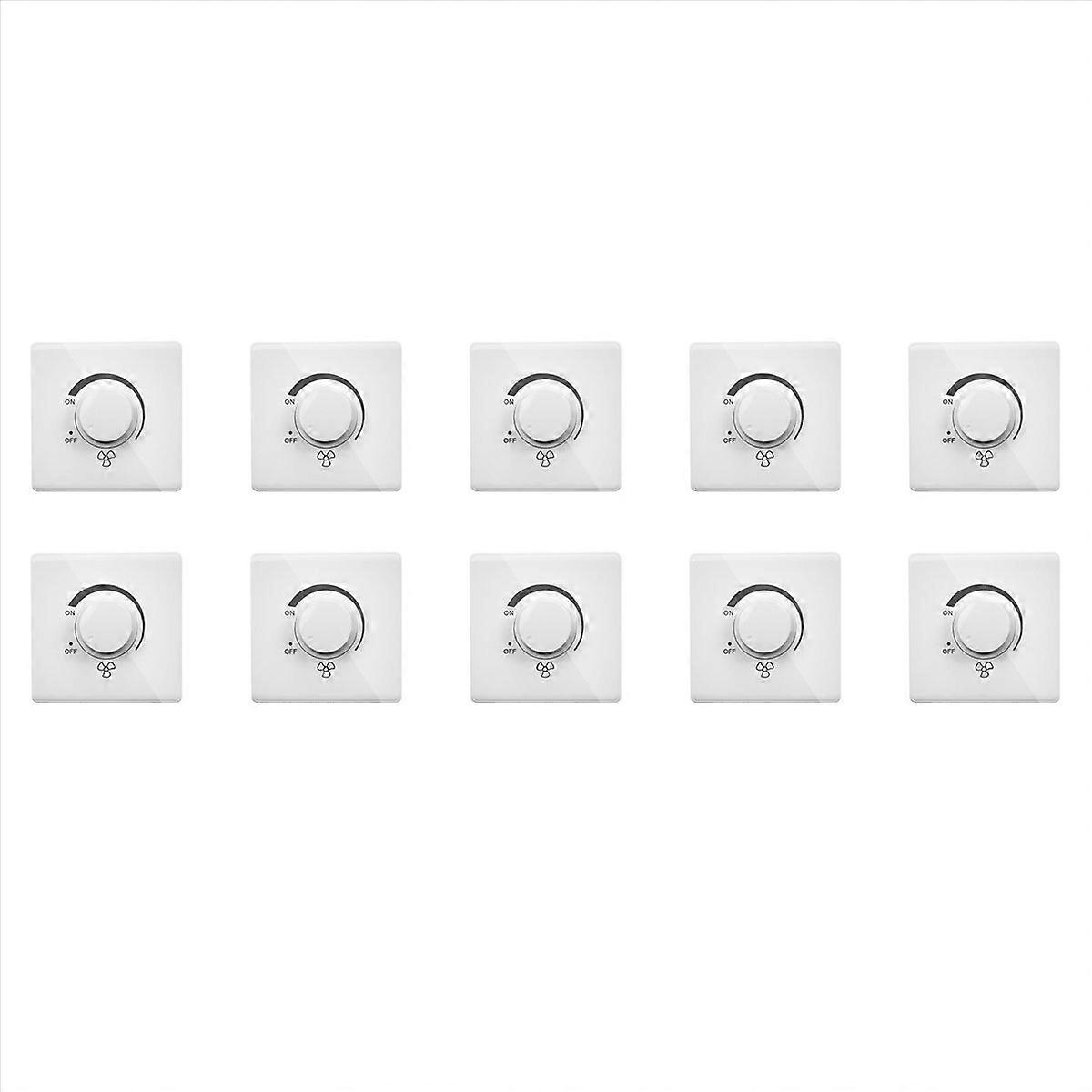 86 Type Ceiling Fan Adjustment Stepless Speed Controller Wall Switch