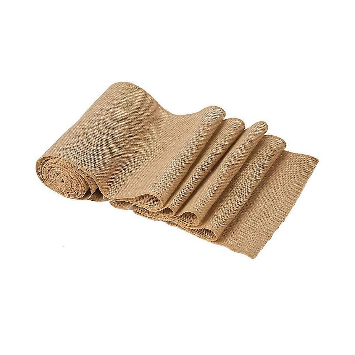 Table Runner 10 M x 30 cm Table Runner Linen Fabric, Table Runner Roll Table Decoration Wedding Vin