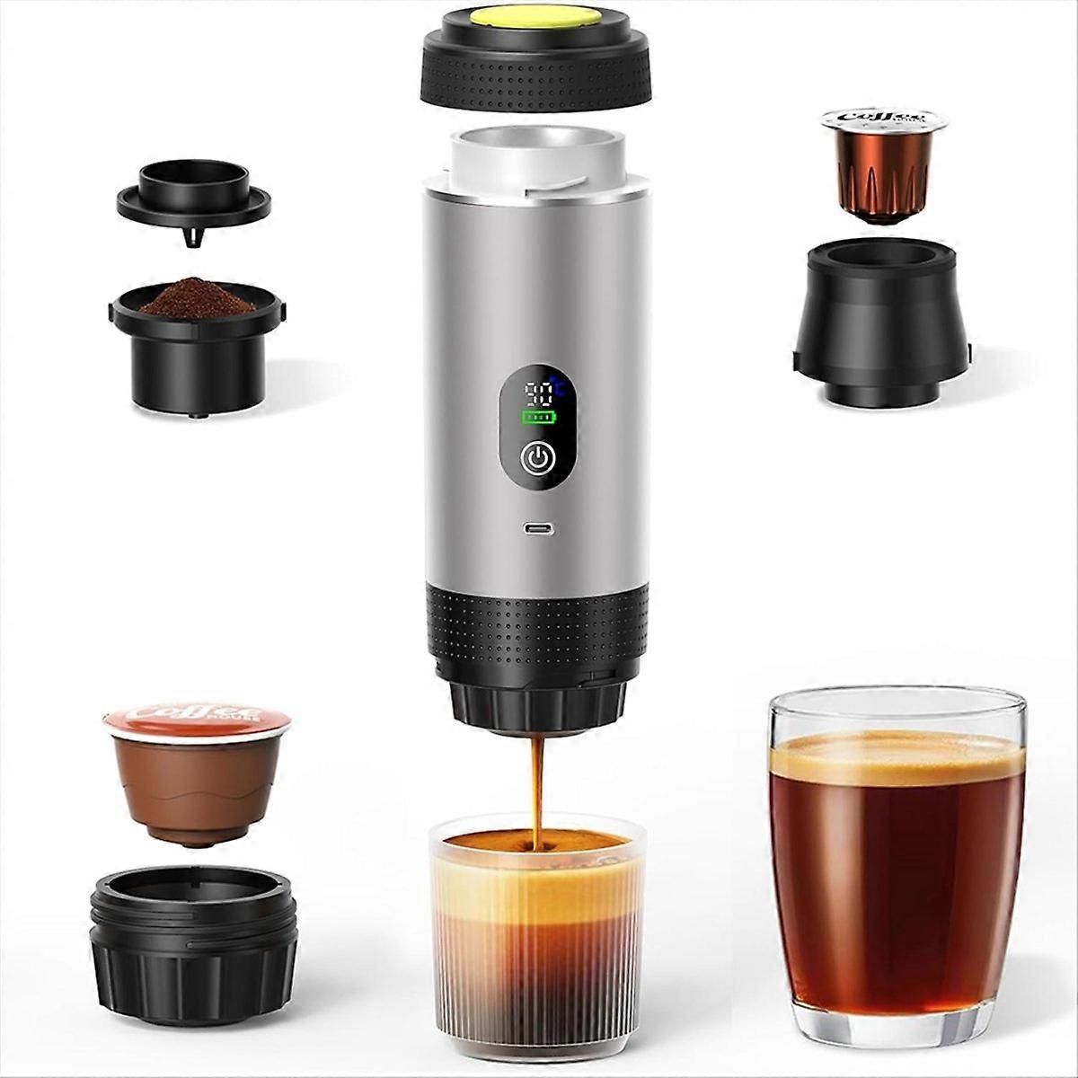 Electric Espresso Machine - 20Bar SelffHeating Camping Coffee Maker