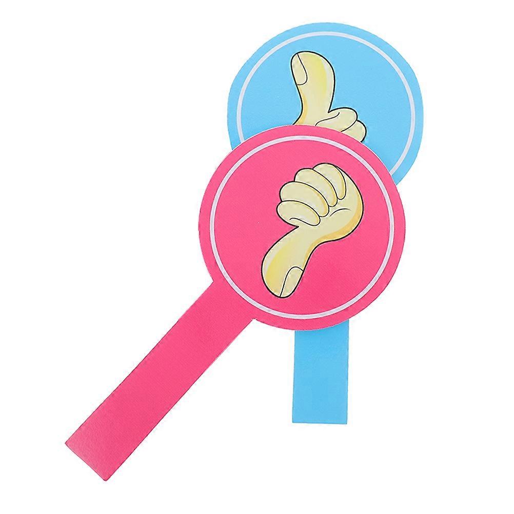 Reusable Judging Board Thumbs Up Voting Paddles for Classroom Use 6Pcs