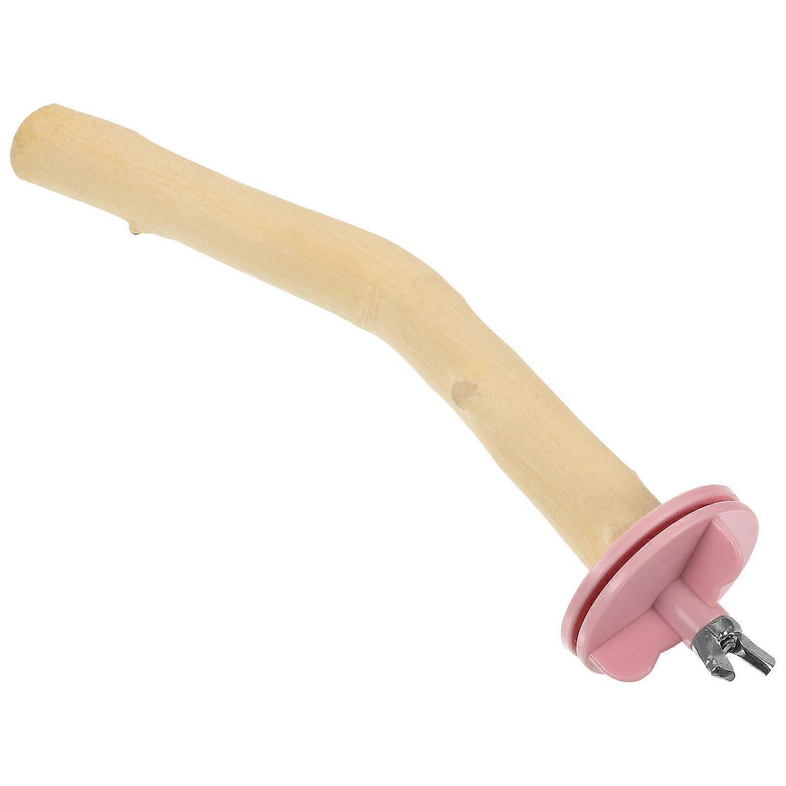 Parrot Perch Bird Cage Wood Stand for Grinding 3Pcs Set