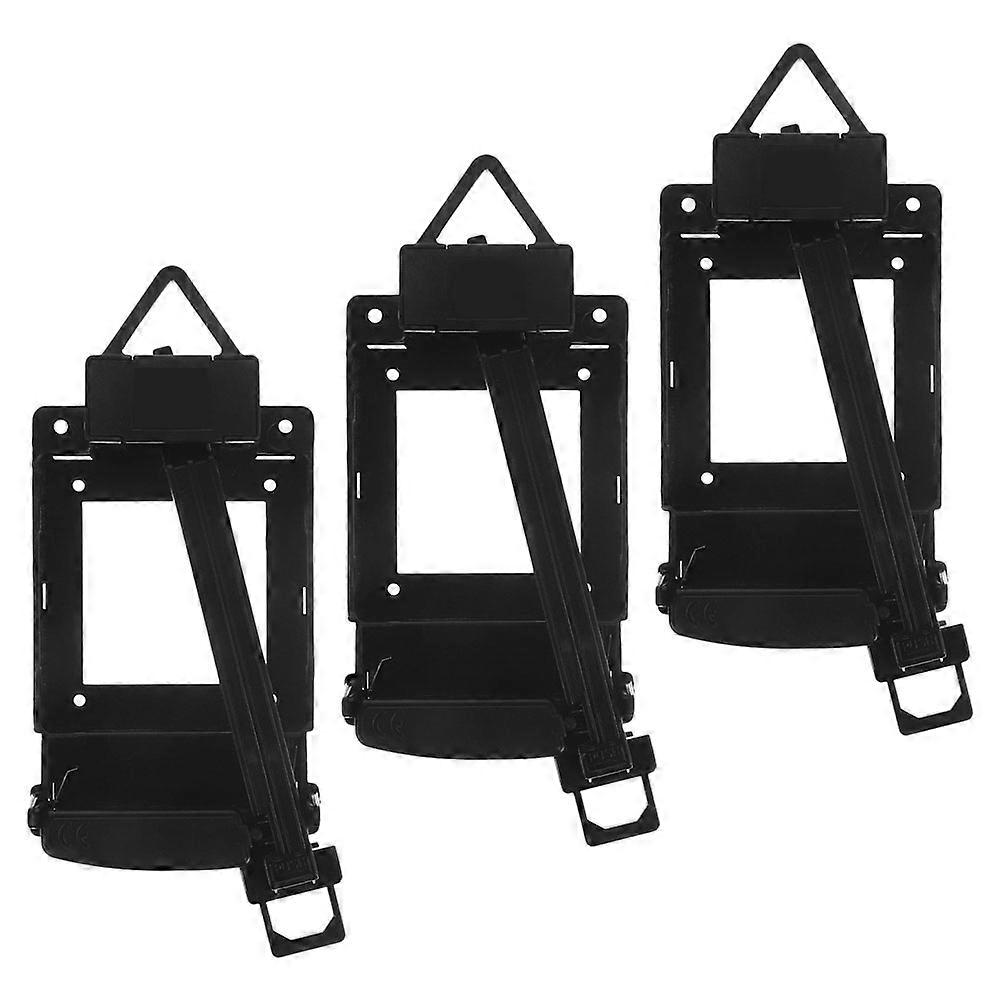 Black Plastic Pendulum Drive Unit for Clock Replacement 3Pcs Set
