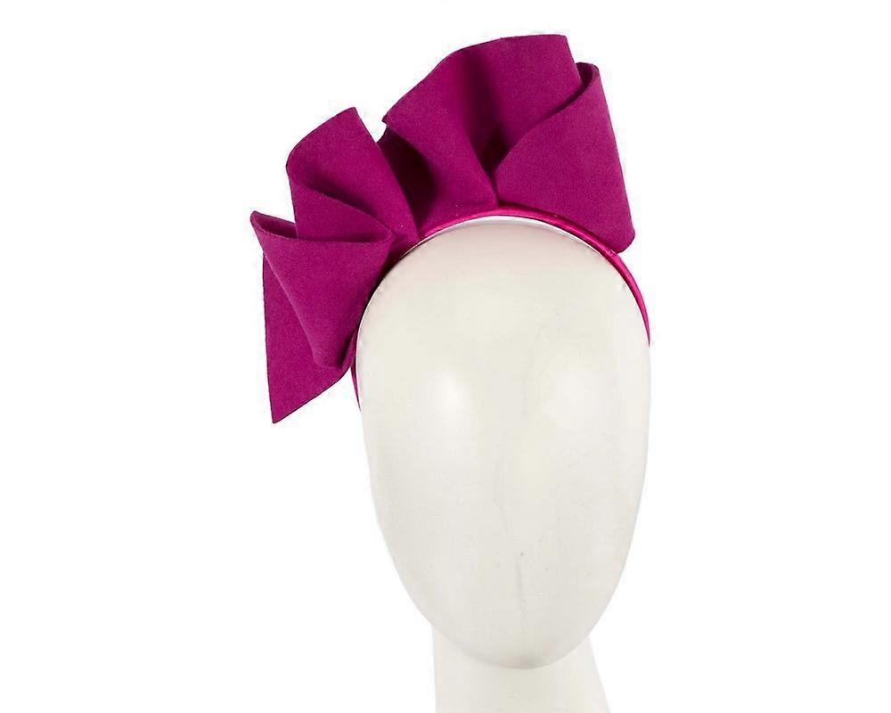 Fuchsia filt vinterløpsfascinator av Max Alexander J412F