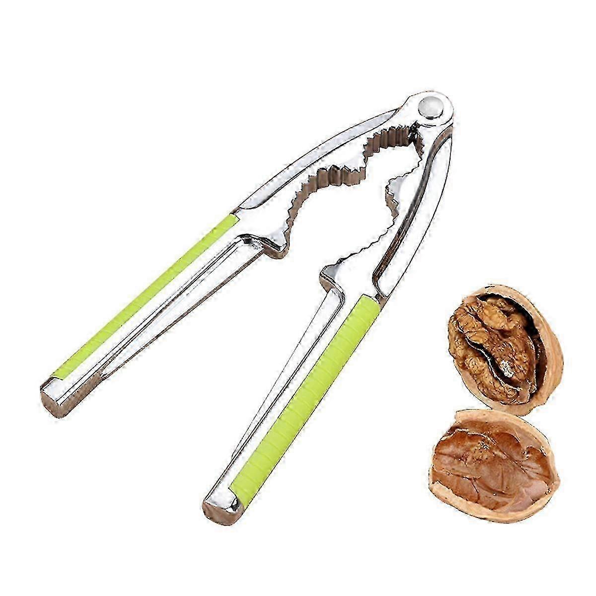 Nutcracker for Nuts,Nut Cracker Tool for Walnut,Pecan,Macadamias,Hazelnuts, Almonds, Lobster,Crab (Green)