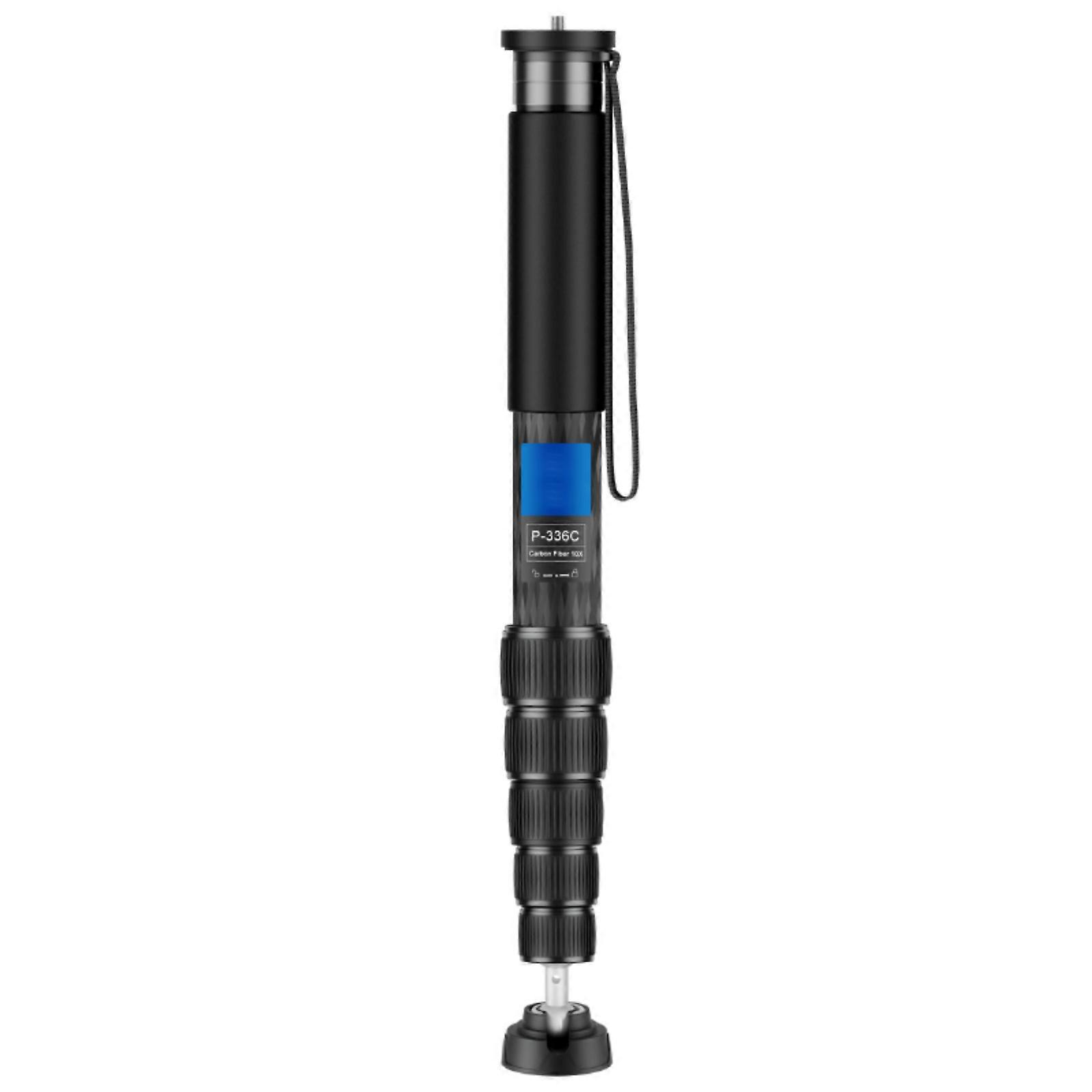 High Capacity Carbon Fiber Monopod Professional Camera Mount Stand For DSLR Mirrorless Cameras 65inch Multicolor