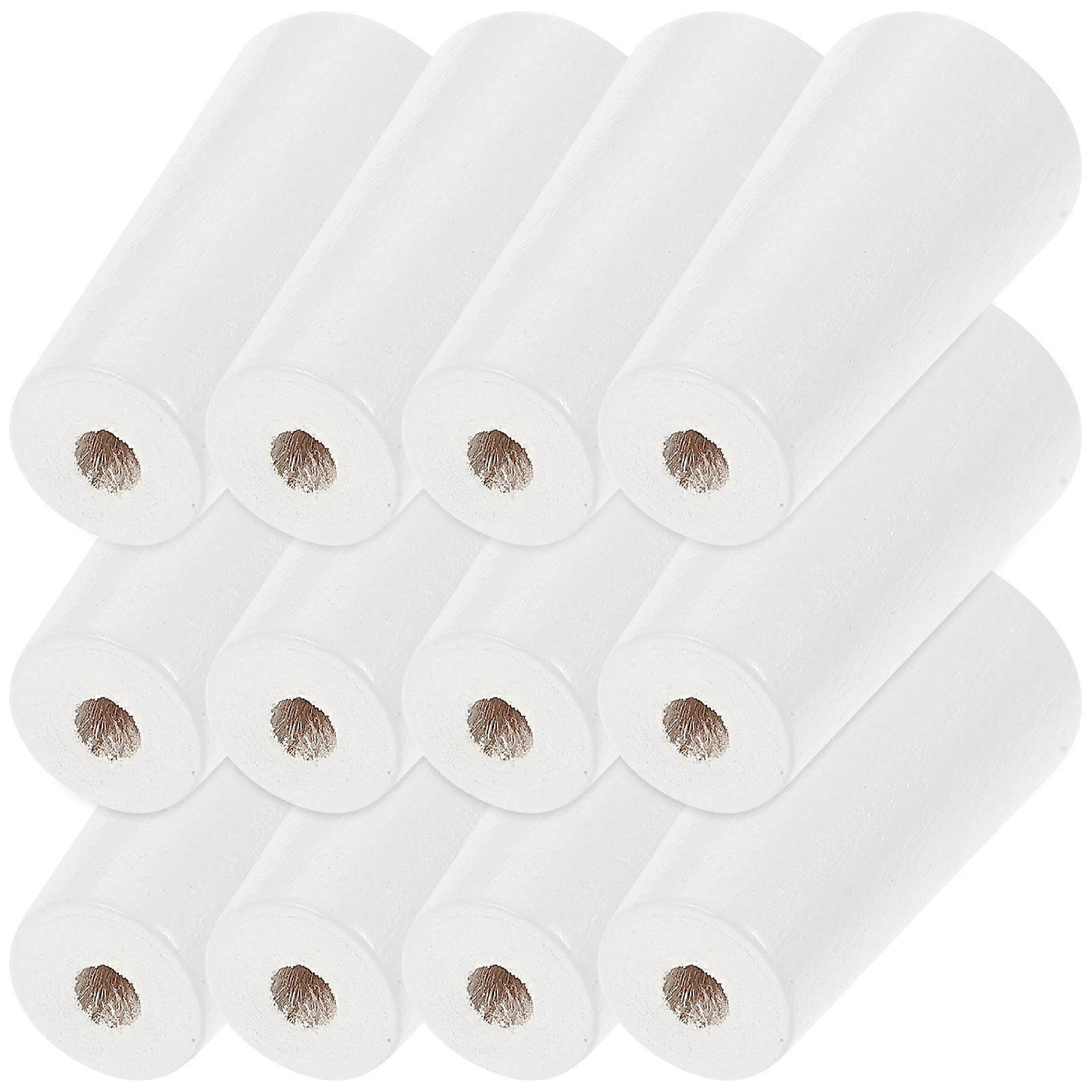 Window Blind Cord Pulls Wood Cord Knobs White 60Pcs Set