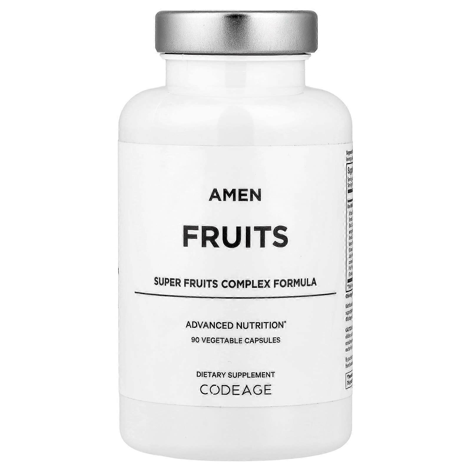 Codeage, Amen, Fruits, Super Fruits Complex Formula, 90 Vegetable Capsules