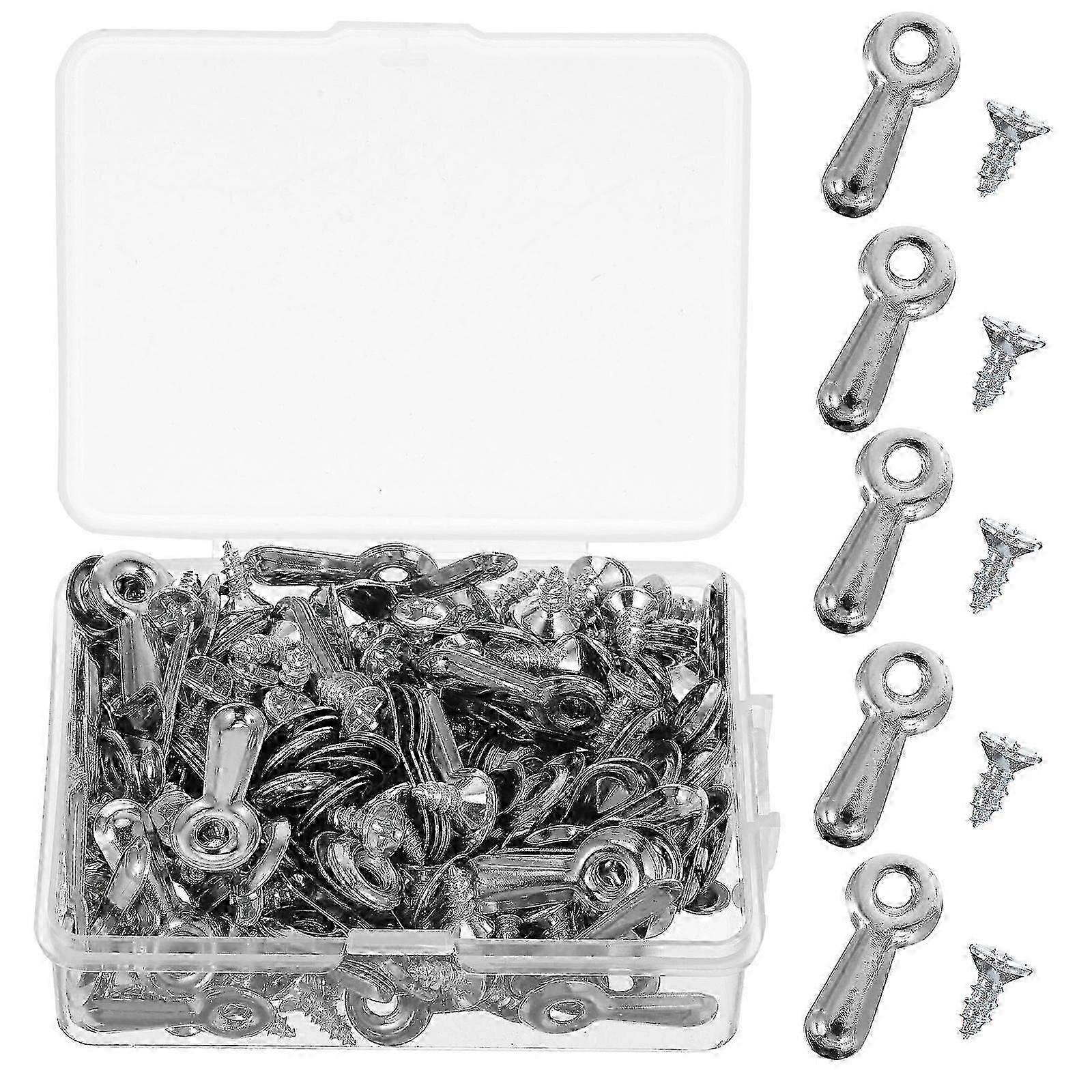 Picture Frame Turn Button Fasteners, Iron, 160Pcs