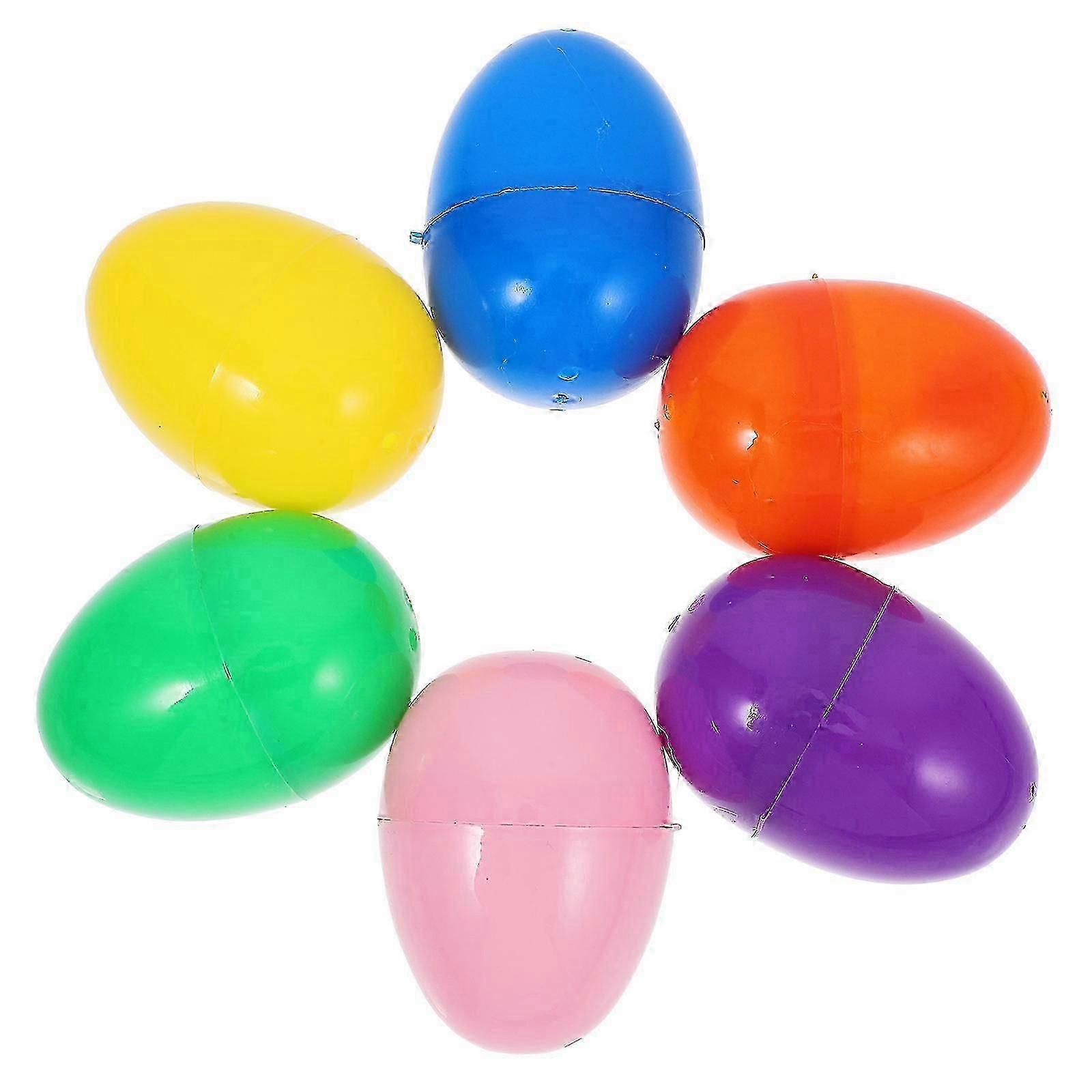 Mini Plastic Easter Eggs Openable Eggs for 12Pcs Easter Celebration