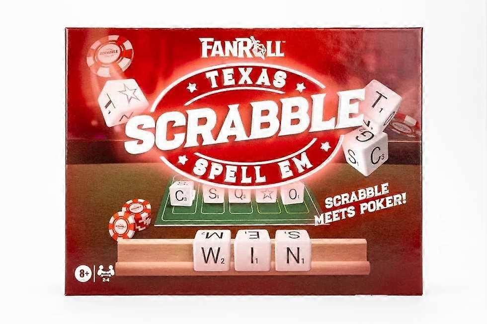 FanRoll Scrabble Texas Spell Em Board Game