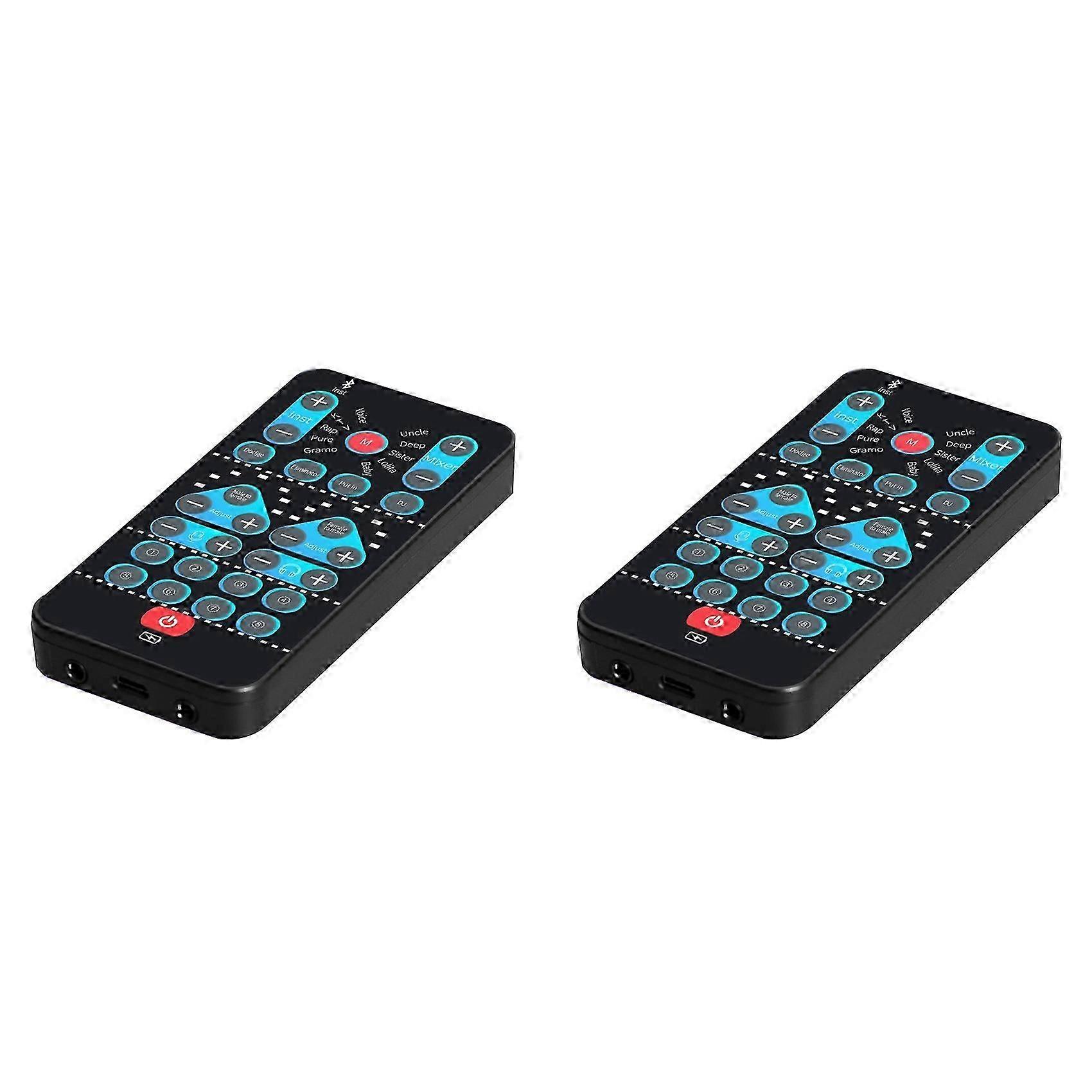 2X Mini Voice Changer Card 16 Different Effects Voice Changing Support Multi Language
