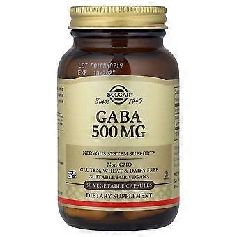 Solgar, GABA, 500 mg, 50 Vegetable Capsules, 2-Pack