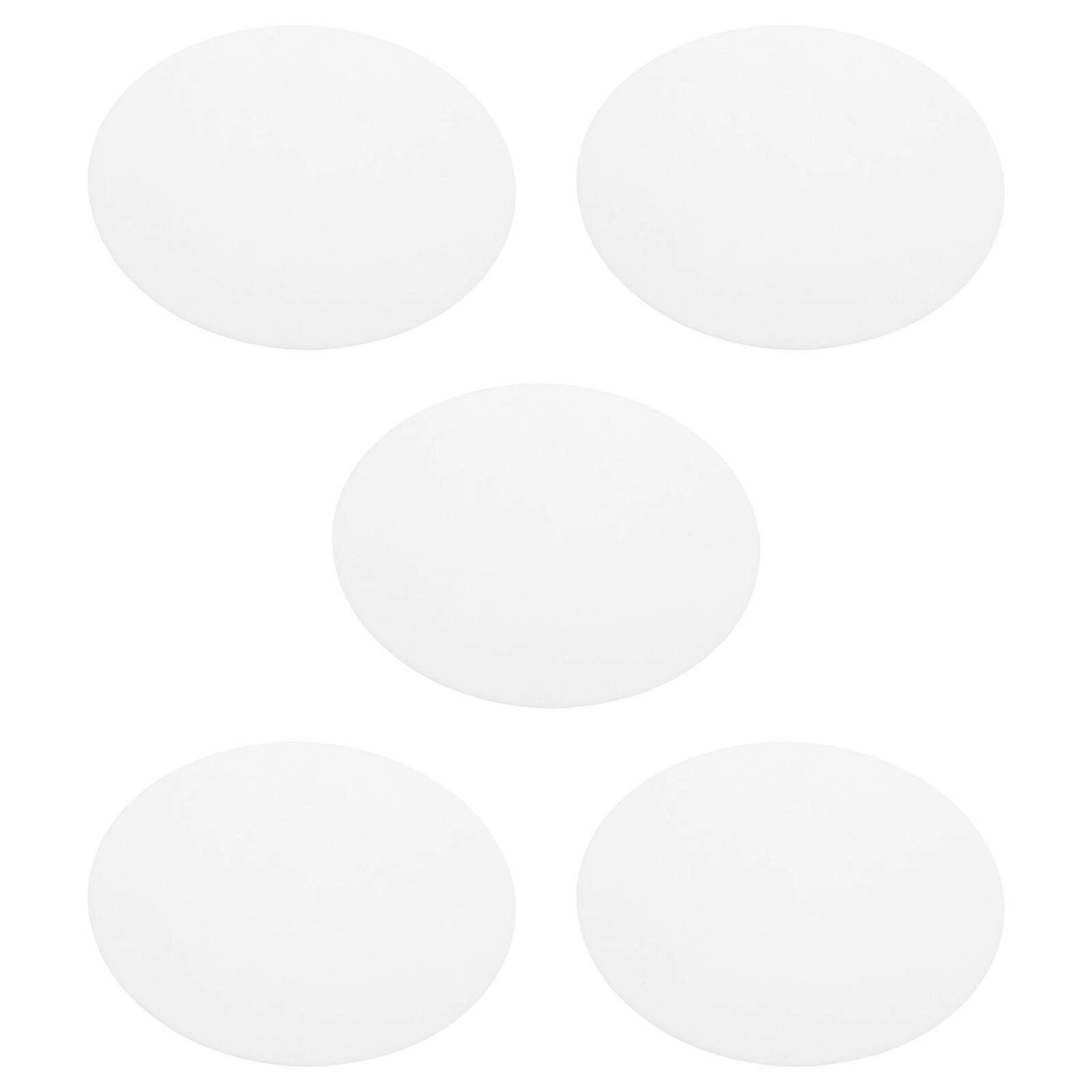 5Pcs Lampshade Diffuser: 10cm/4" Diameter Round Lamp Diffuser Sheet - Anti-Glare Acrylic Panel Easy Installation for Ceiling Lights