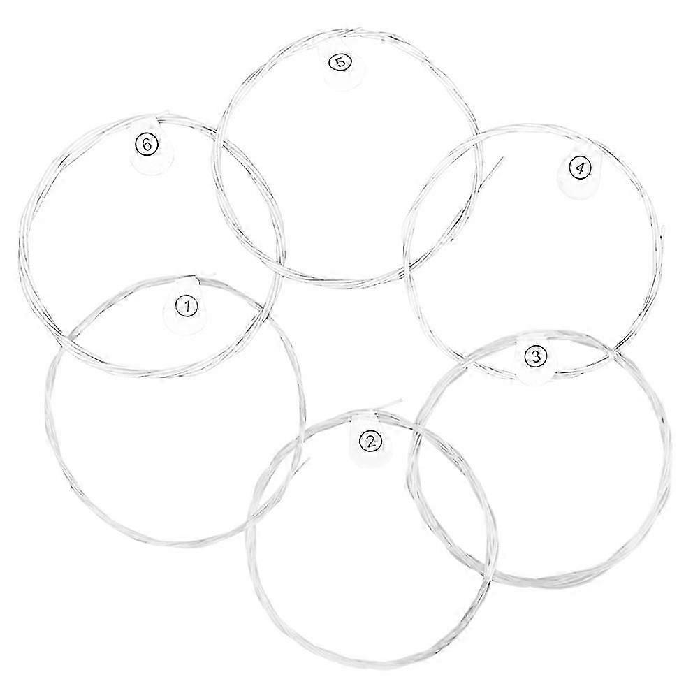 Folk Guitar String Wood Guitar String Set for Replacement 18Pcs