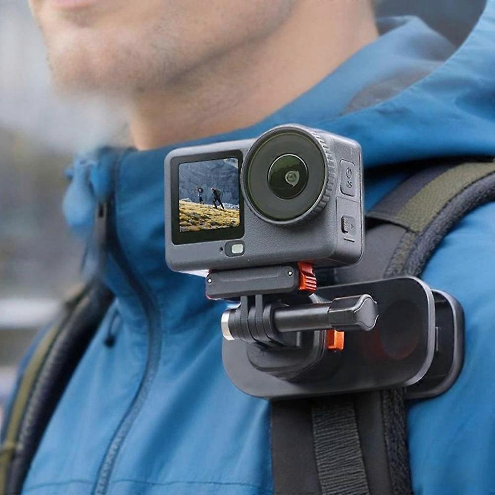 AC97 Magnetic Backpack Clip Clamp Action Camera Universal Claw Mini Quick-Release Ball Head Backpack Clip