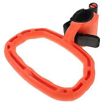 Detachable Dumbbell Kettlebell Handle Grip Fitness Accessory for Weightlifting Home Gym Equipment Barbell Grips and Workout Training Orange