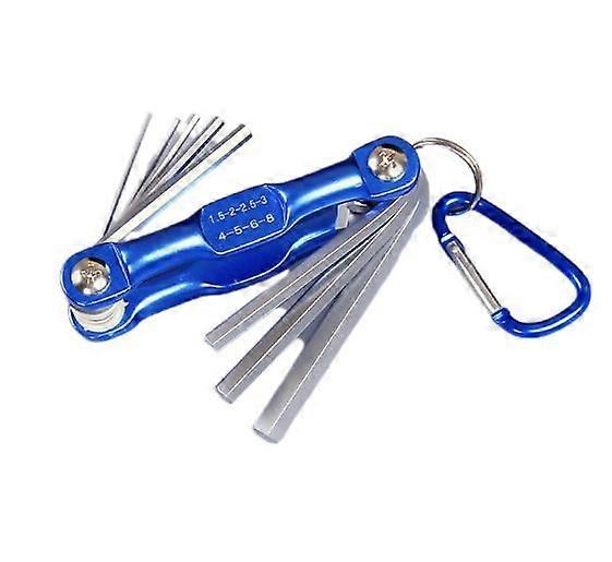 Dww-7PCS Folding Allen Key Set Flat Head Combination Hex Screwdriver