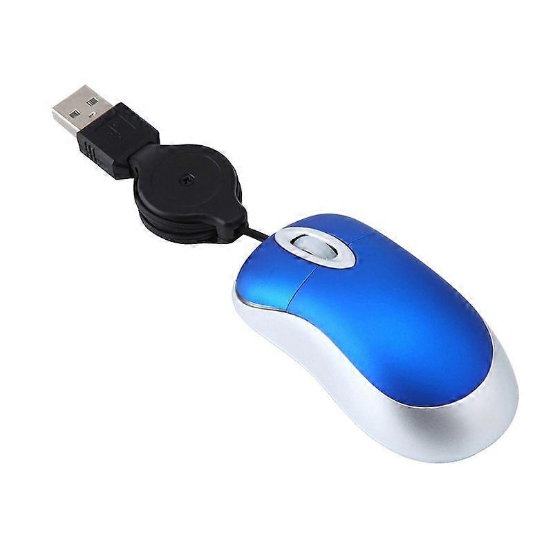 Universal Telescopic 3 Keys 1600DPI Computer Laptop USB Optical Mini Wired Mouse