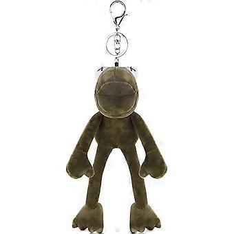 Cute Frog Keychain Phone Keychain Cartoon Bag Charm Pendant Backpack Hanging Keychain Car Accessories Keychain Wallet Pendant Gift Soft Plush Doll
