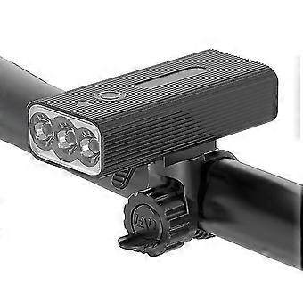 Fahrradlicht-Set vorne hinten, wiederaufladbar, superhell, 2400 Lumen, USB